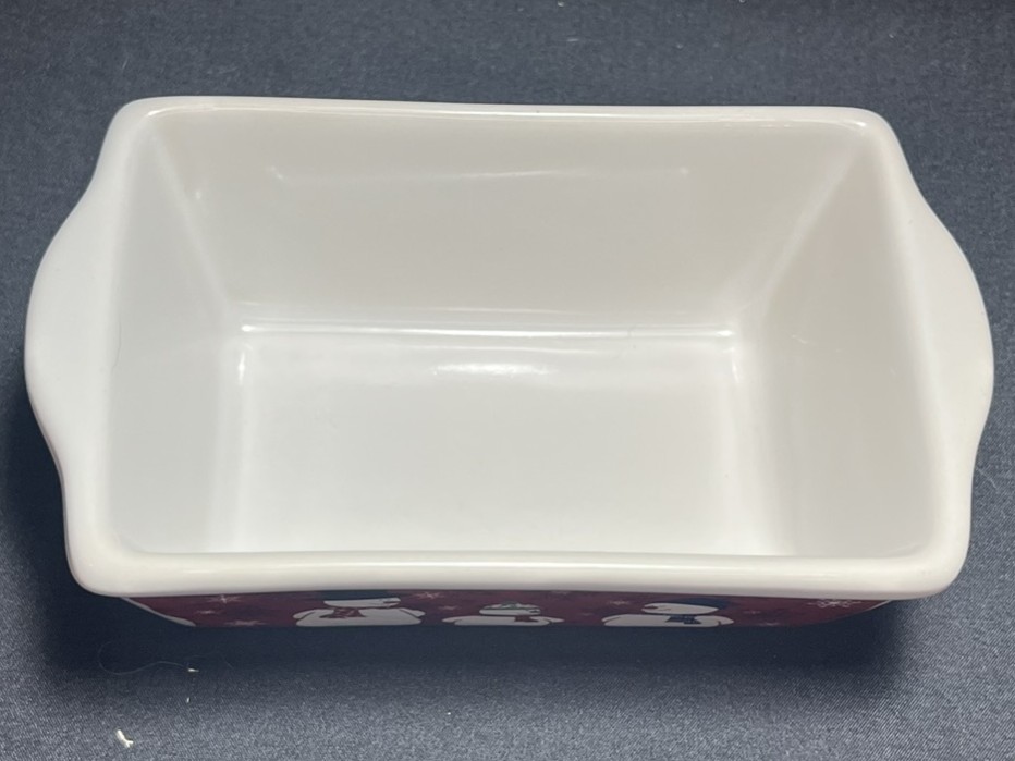 Snowman Holiday Ceramic Dish | H170