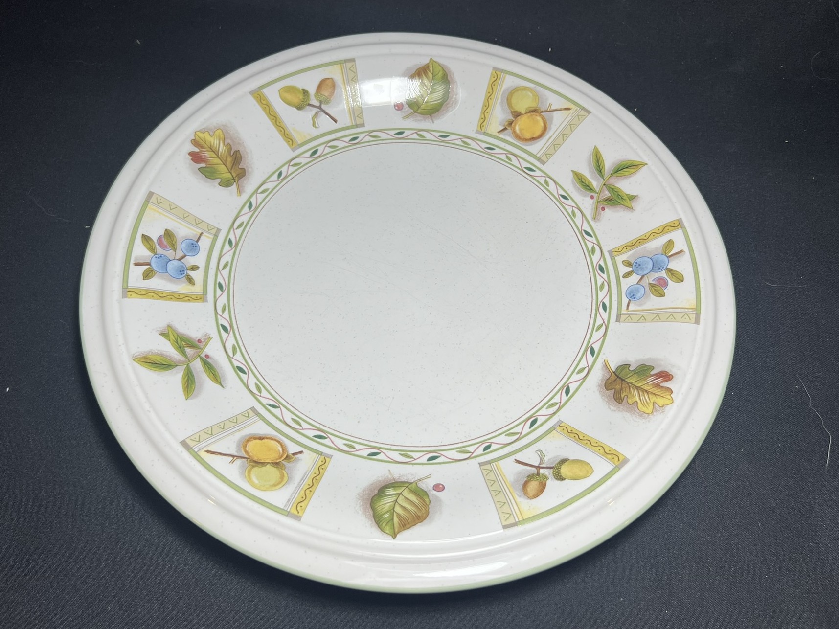 Floral Design Ceramic Plate | PFR117