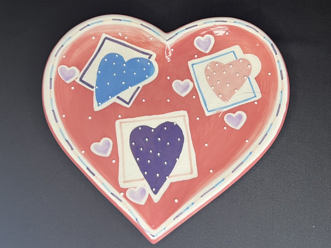 Heart-Shaped Decorative Plate | H116