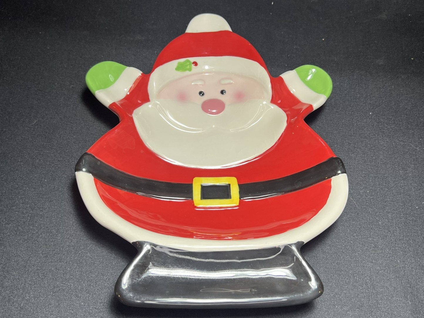 Santa Claus Ceramic Plate | H155