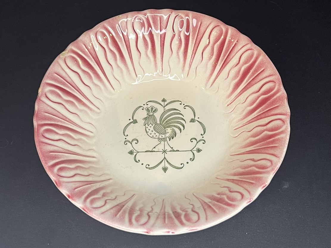 Vintage Rooster Ceramic Bowl | B123