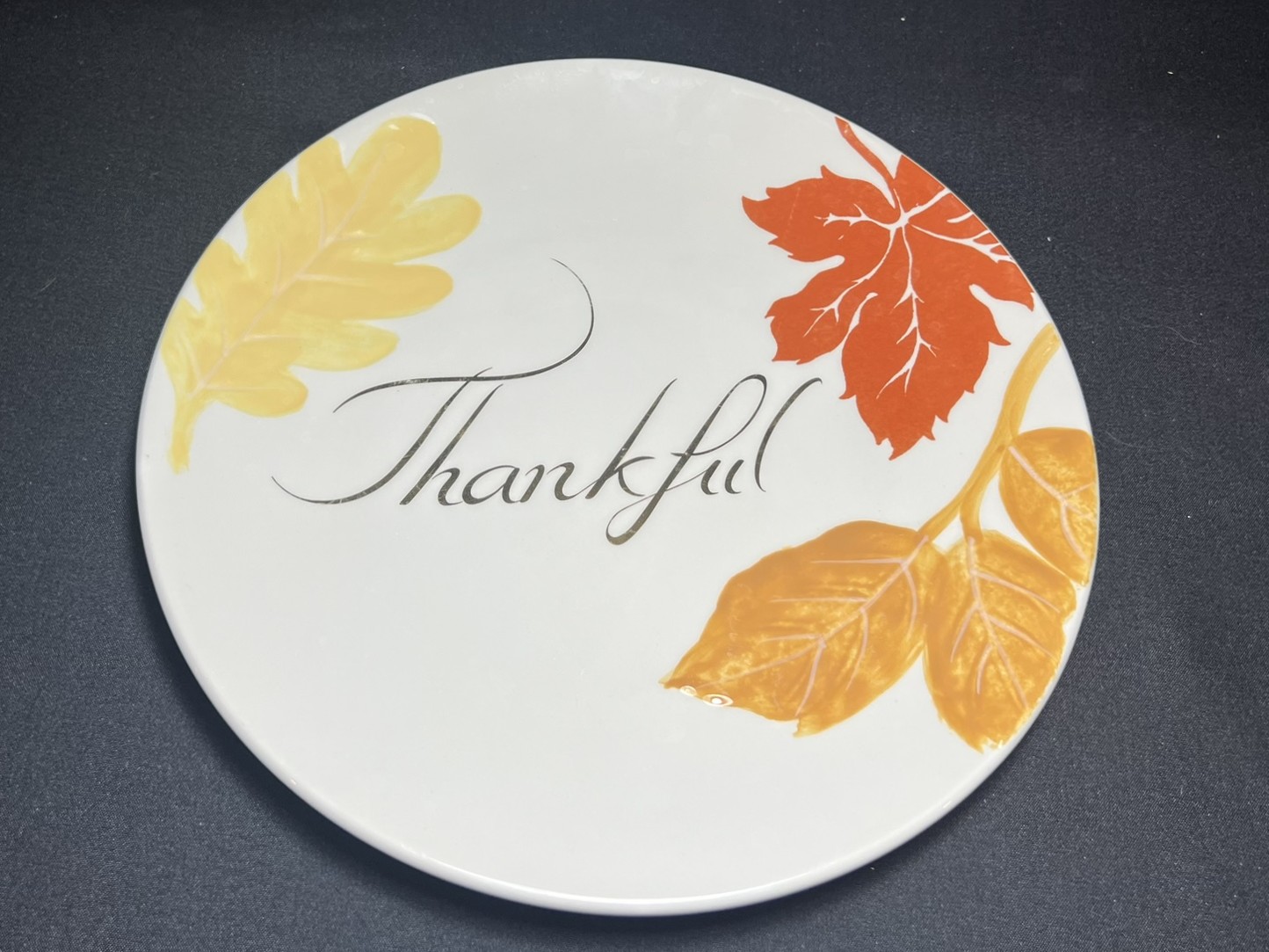 Thankful Autumn Dinner Plate | H207