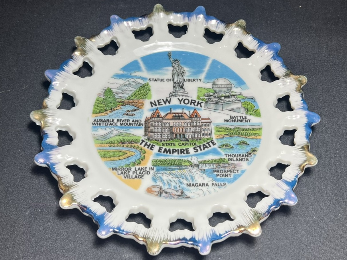 New York Empire State Souvenir Plate | PU122