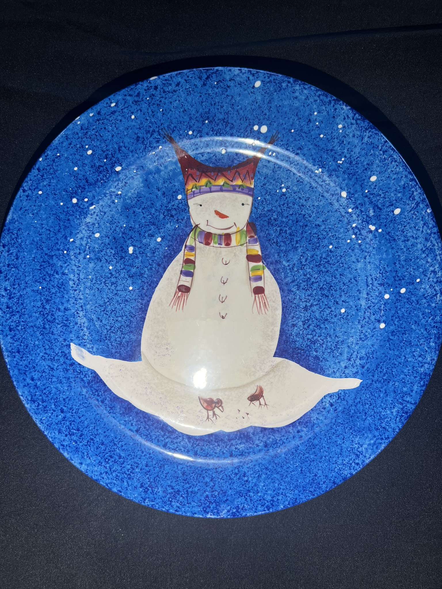 Snowman Decorative Plate | H123