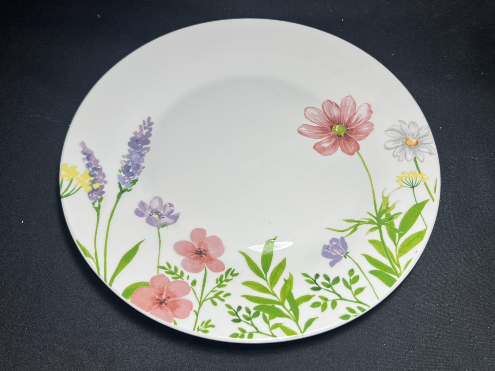 Floral Porcelain Dinner Plate | PFL219