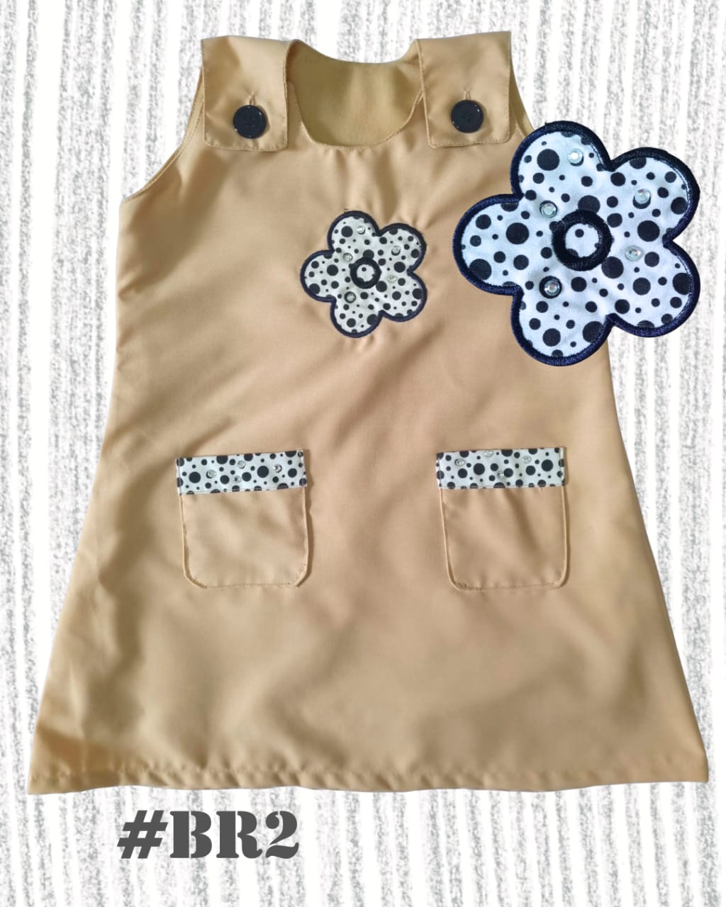 Comfy Tan Baby Dress