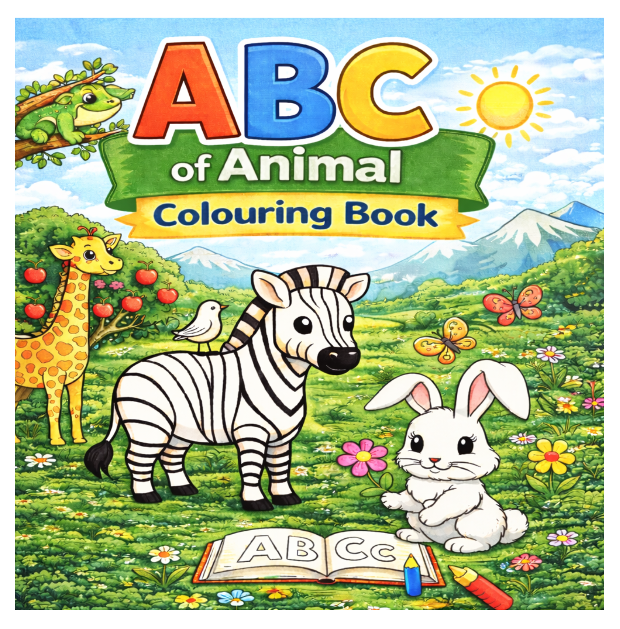 A-Z of Animal Colouring and Tracing Book