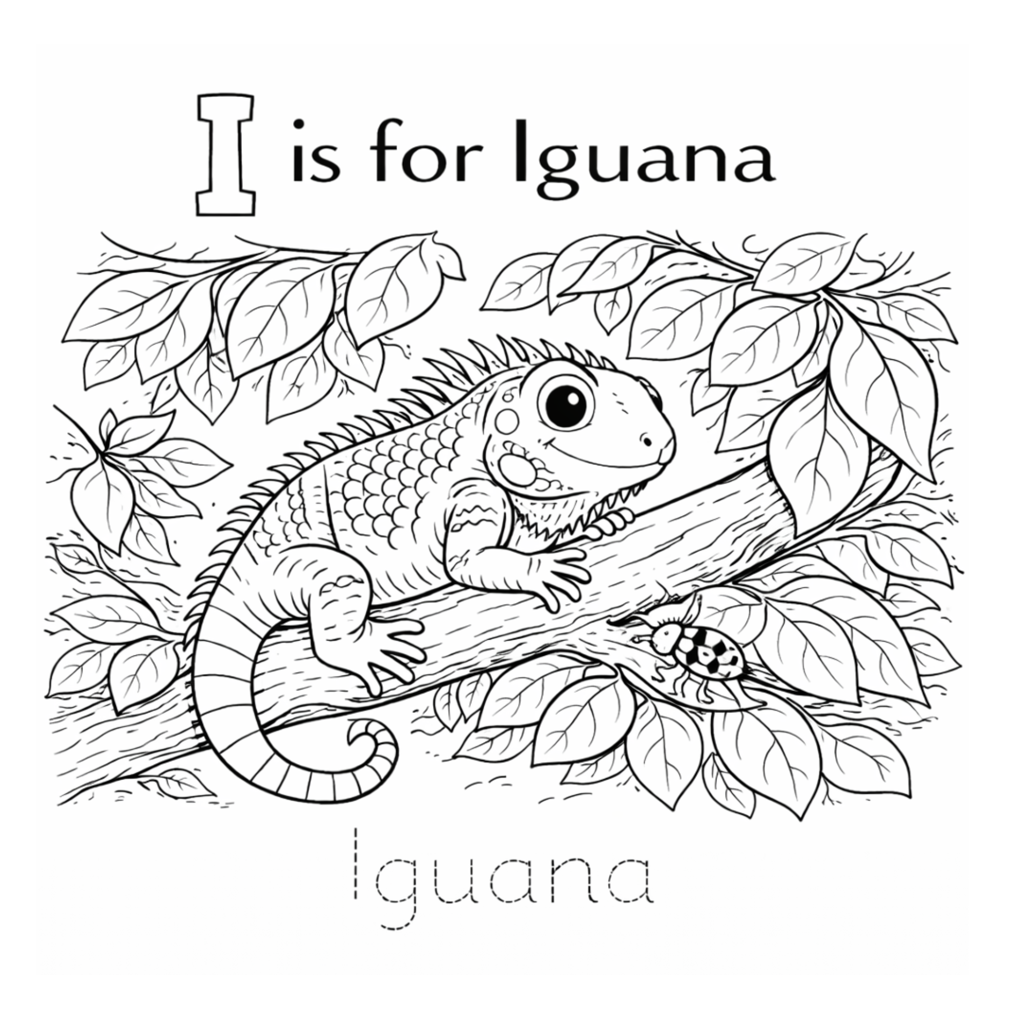 A-Z of Animal Colouring and Tracing Book