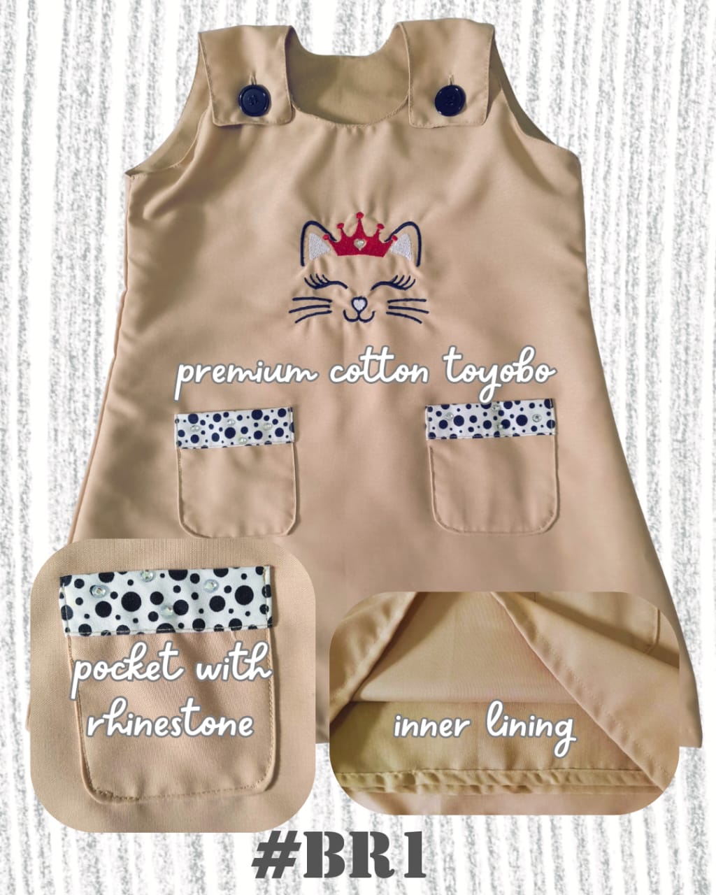 Comfy Tan Baby Dress