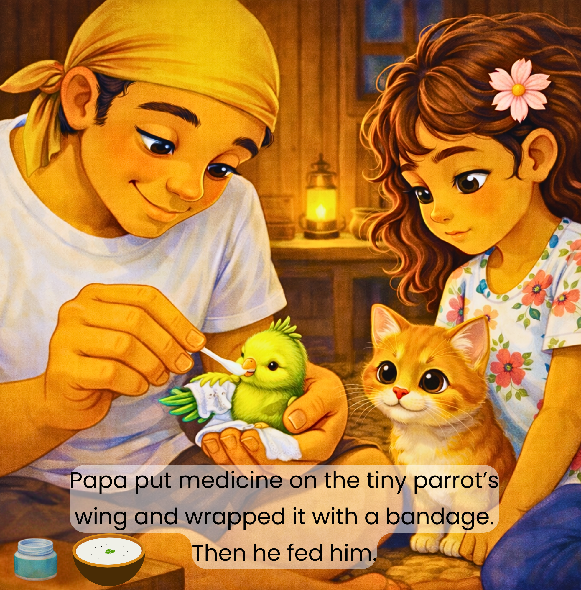 Marina and Her Little Poka