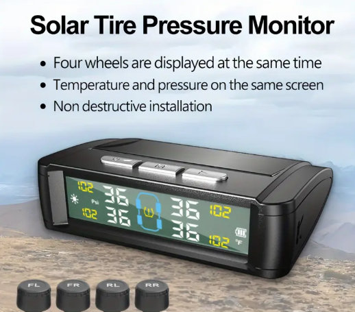 Solar Tire Pressure Monitor