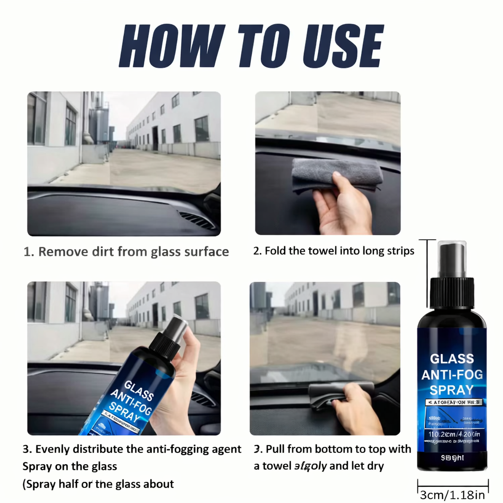 Glass Anti-Fog Spray