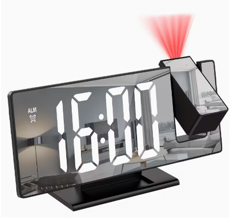 LED Digital Projection Desk Alarm Clock