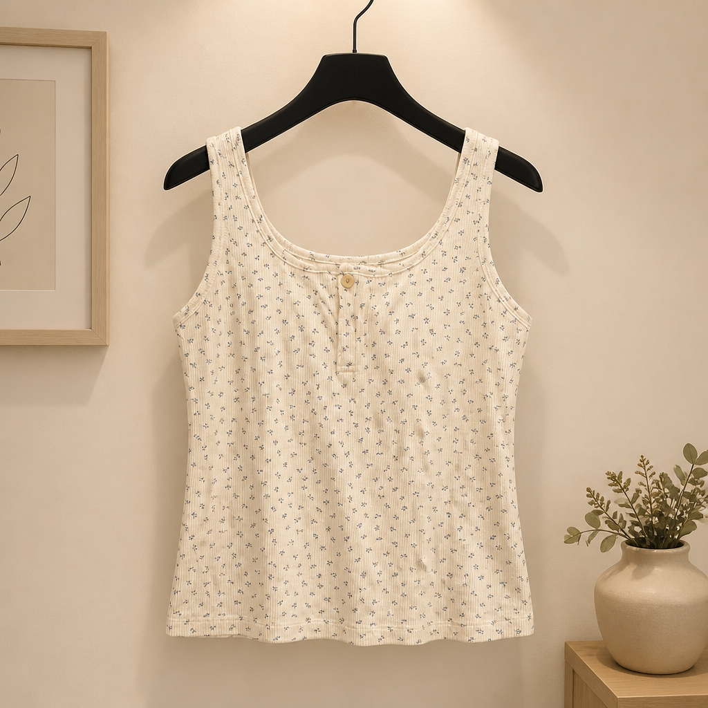 Daisy Floral Tank Top