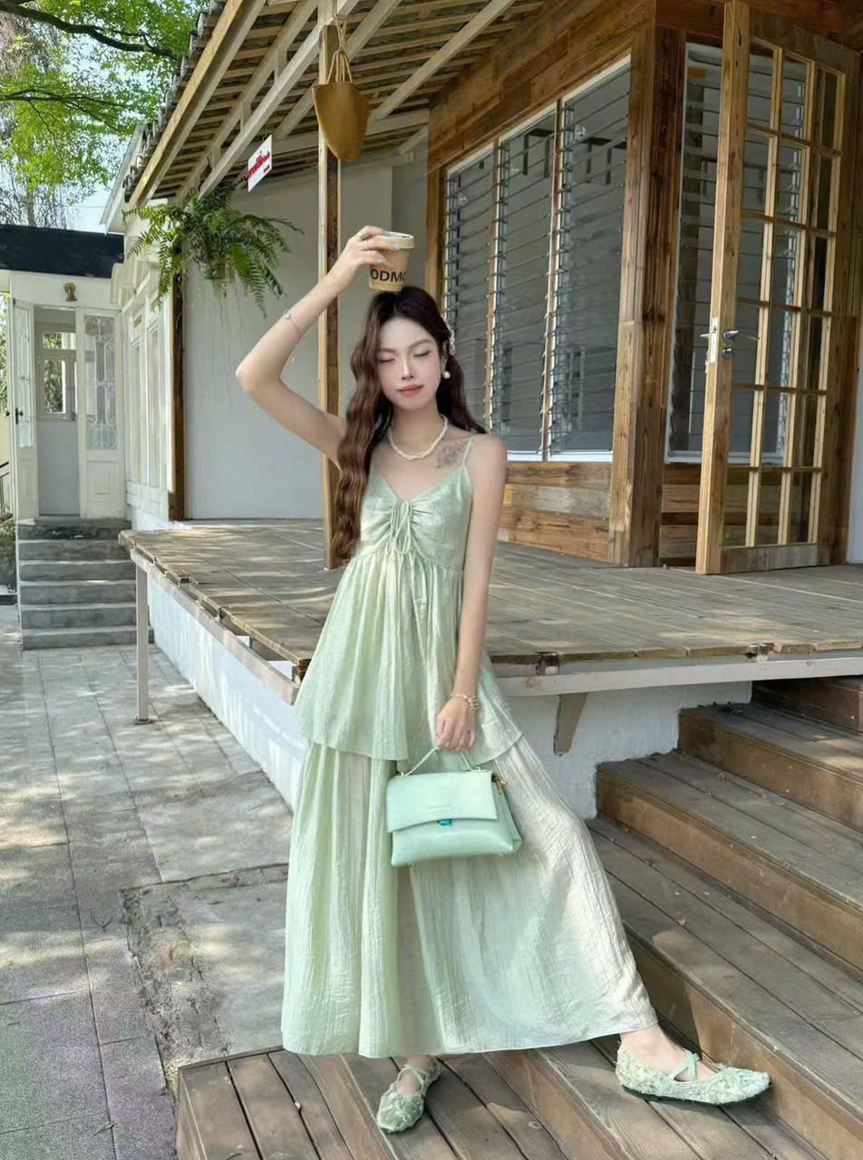 Amélie Tiered Strap Dress