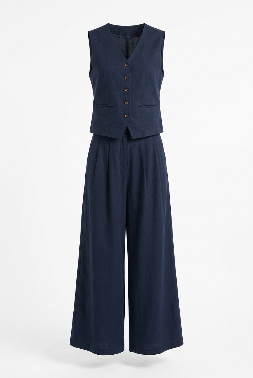 Trish Linen Pants Set