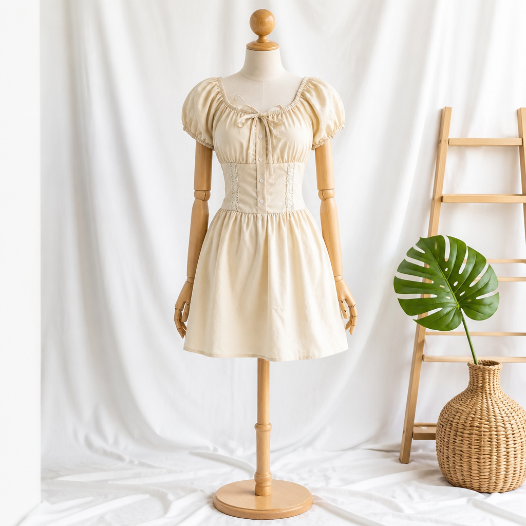 Sophie Puff Sleeve Mini Dress