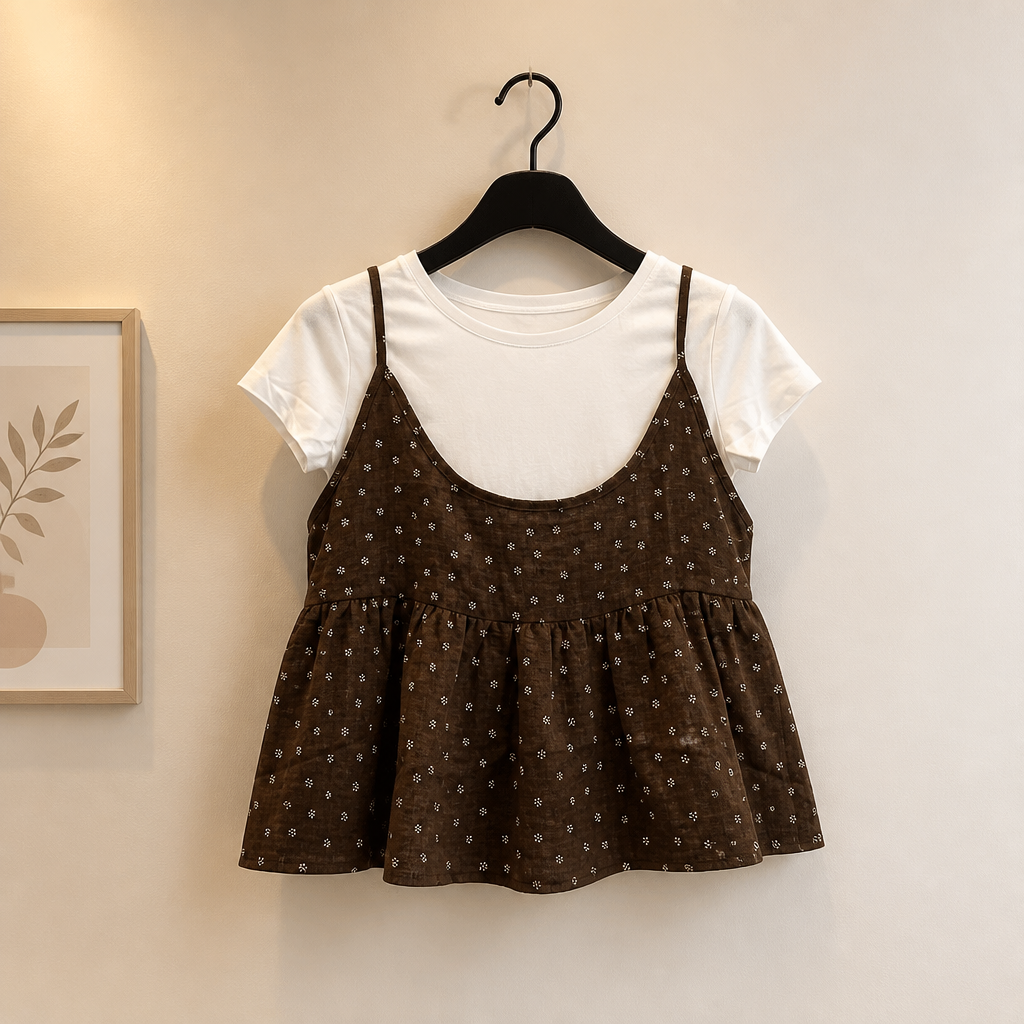 Julia Layered Babydoll Tee Set