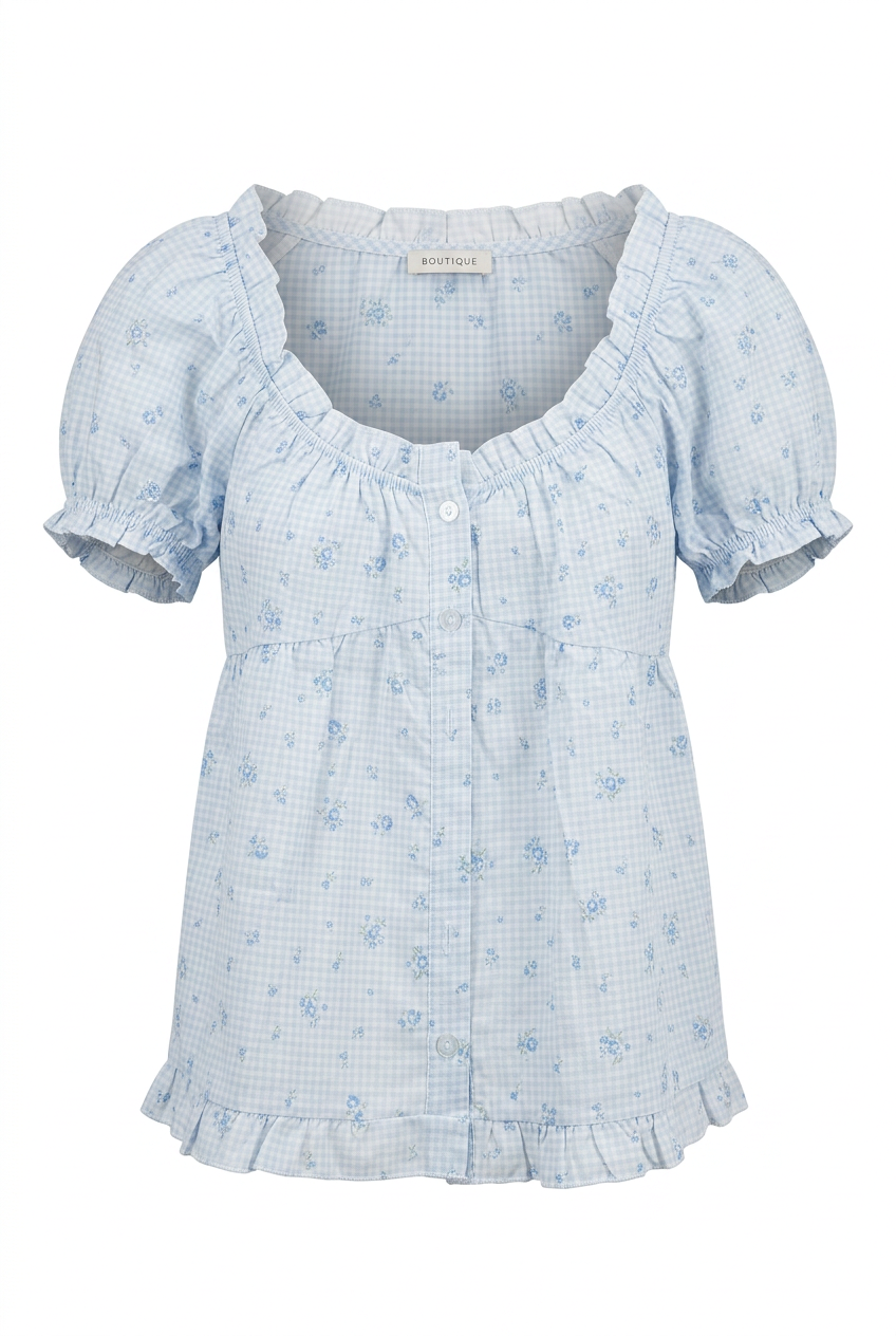 Bella Floral Short Sleeve Top