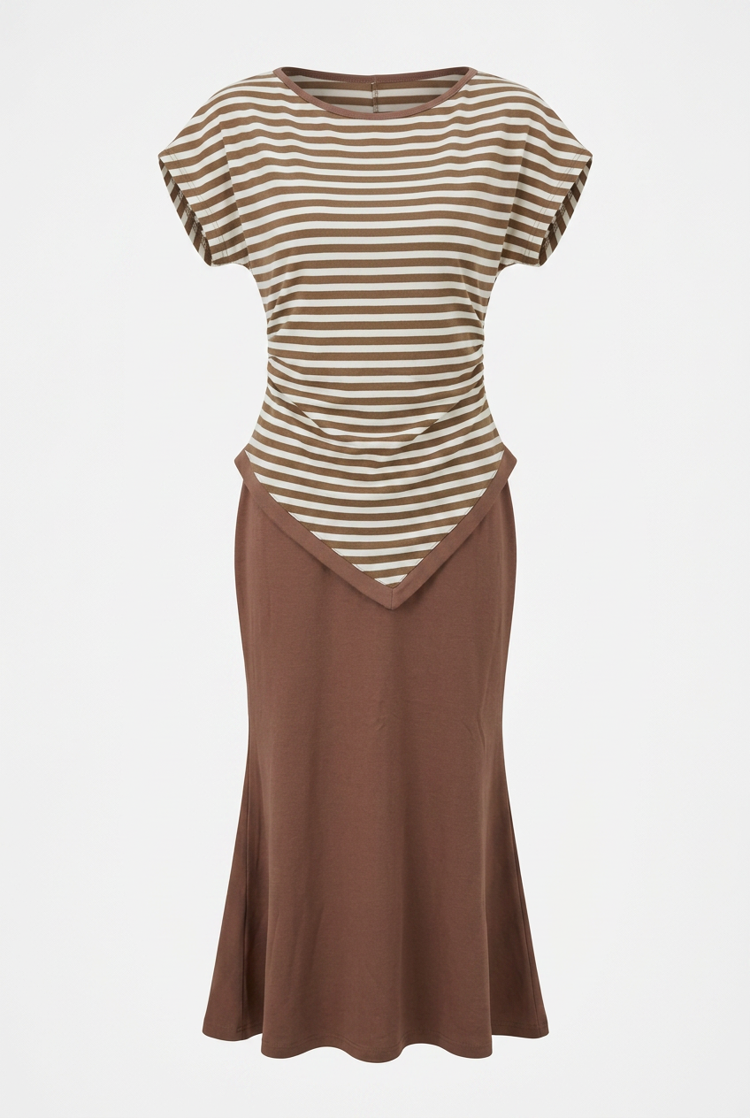 Camille Striped Skirt Set