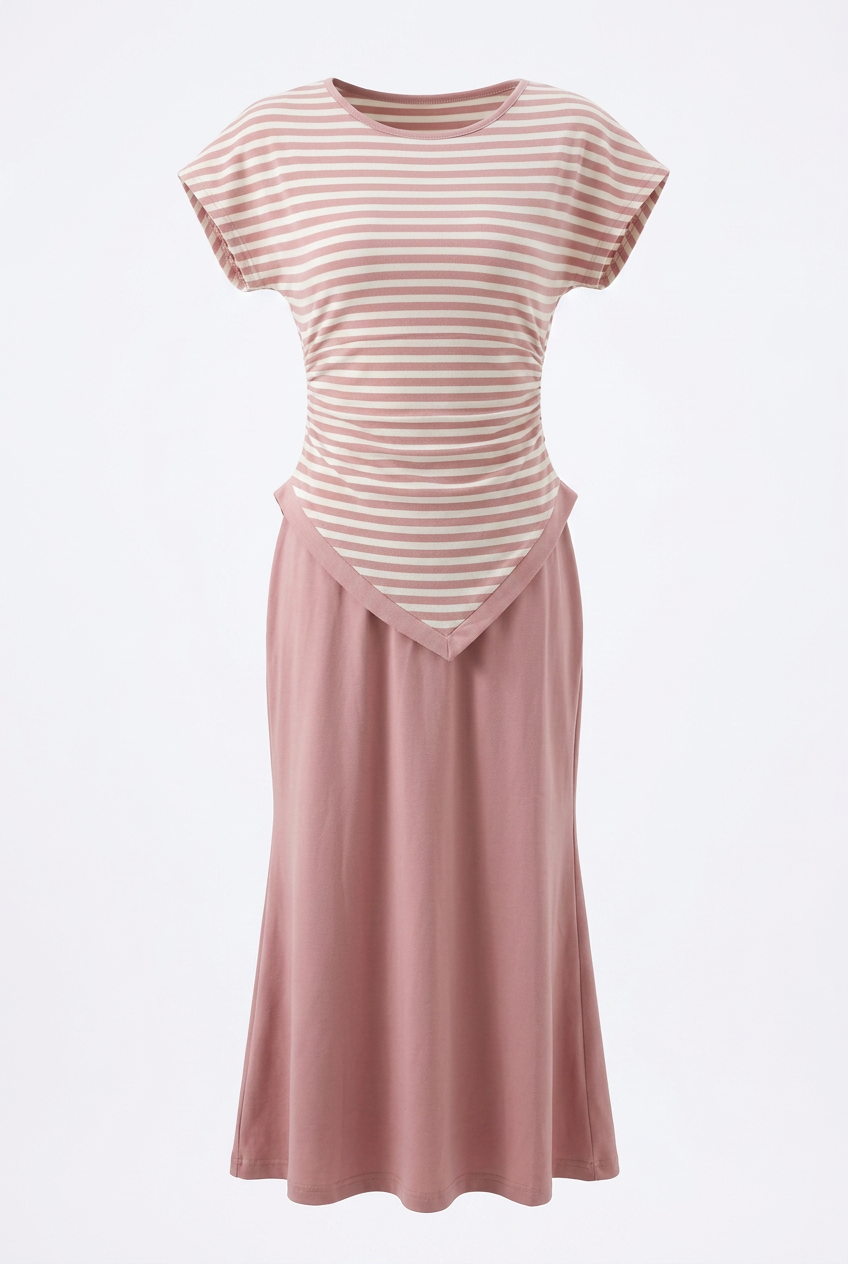 Camille Striped Skirt Set