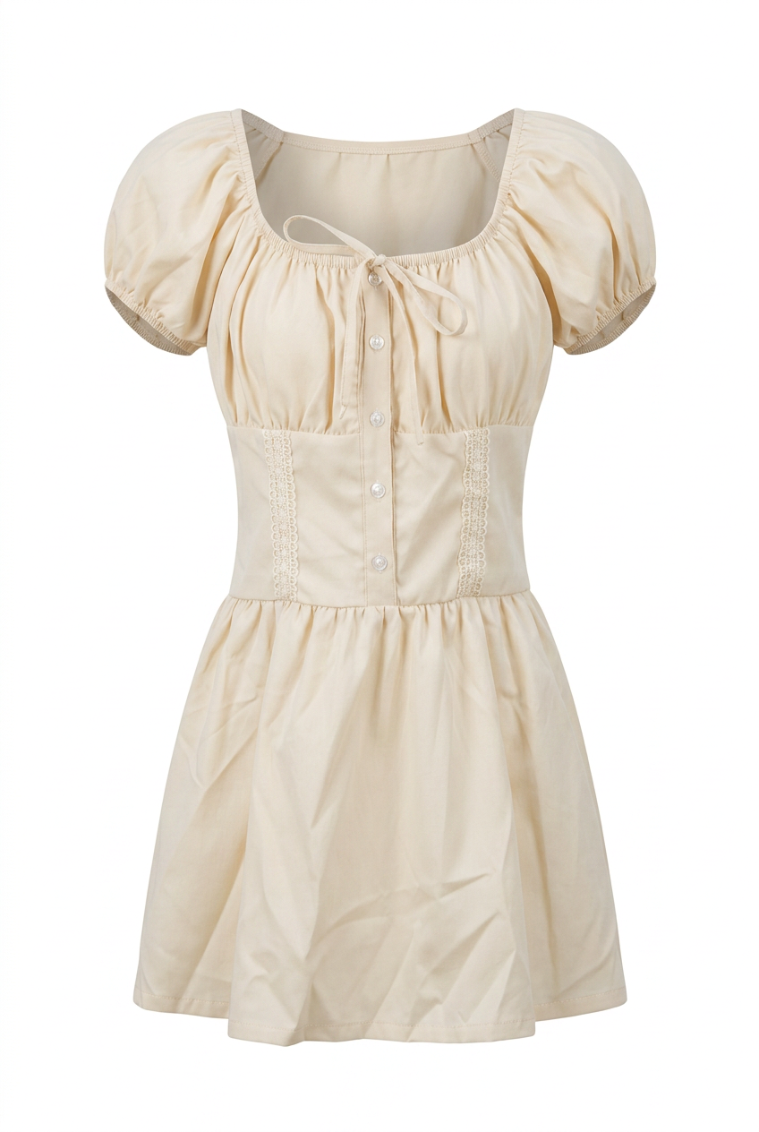 Sophie Puff Sleeve Mini Dress