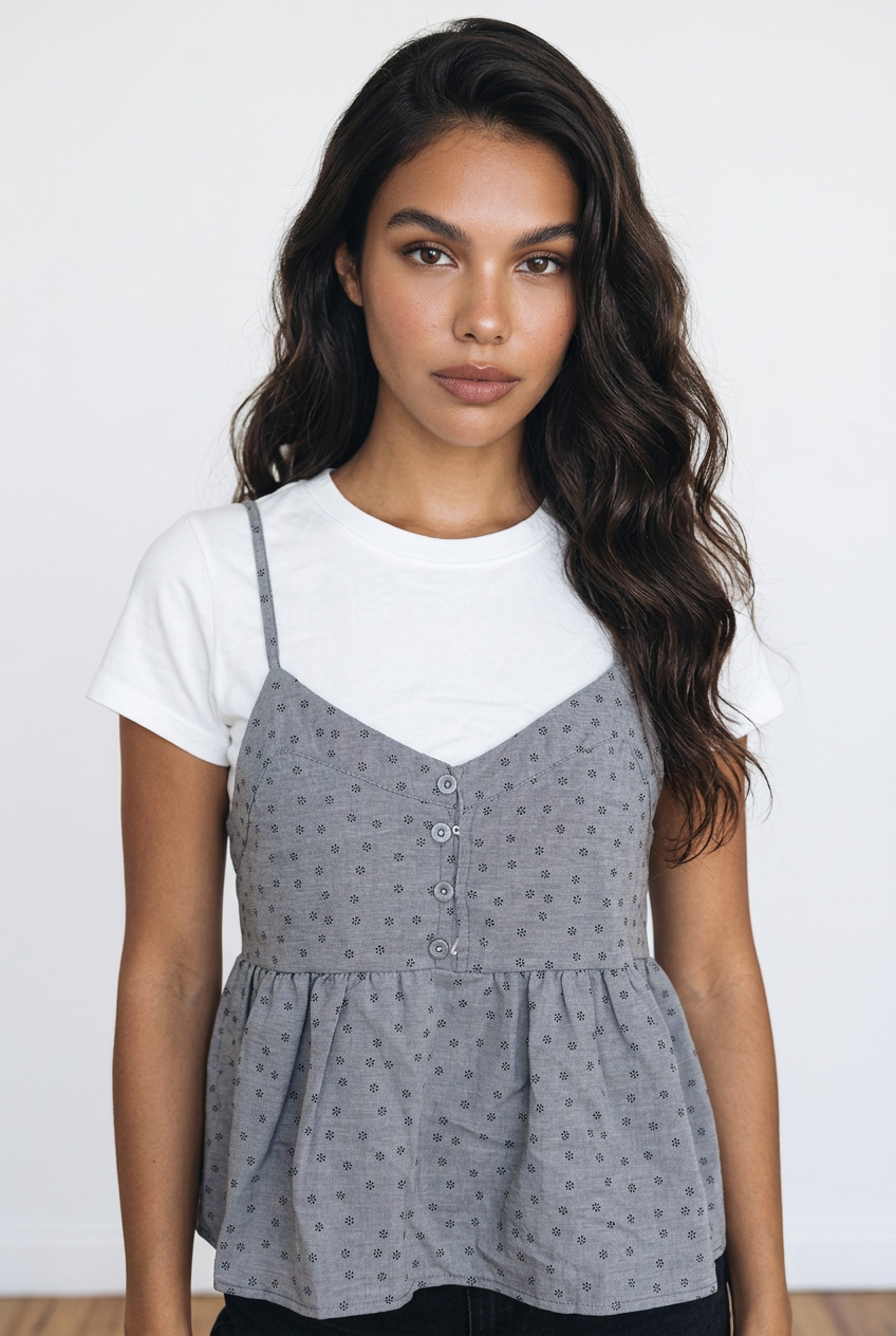 Julia Layered Babydoll Tee Set