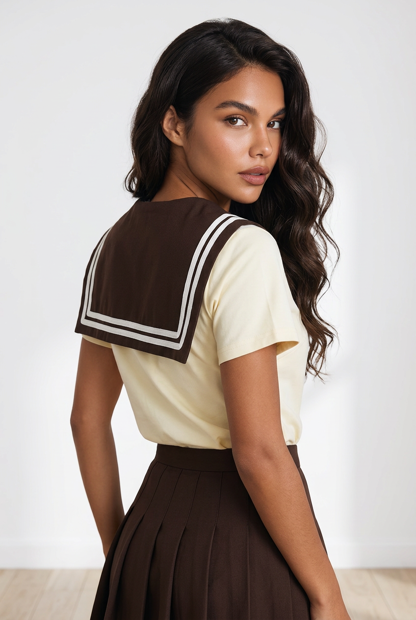 Alexis Contrast Layer Tee Set