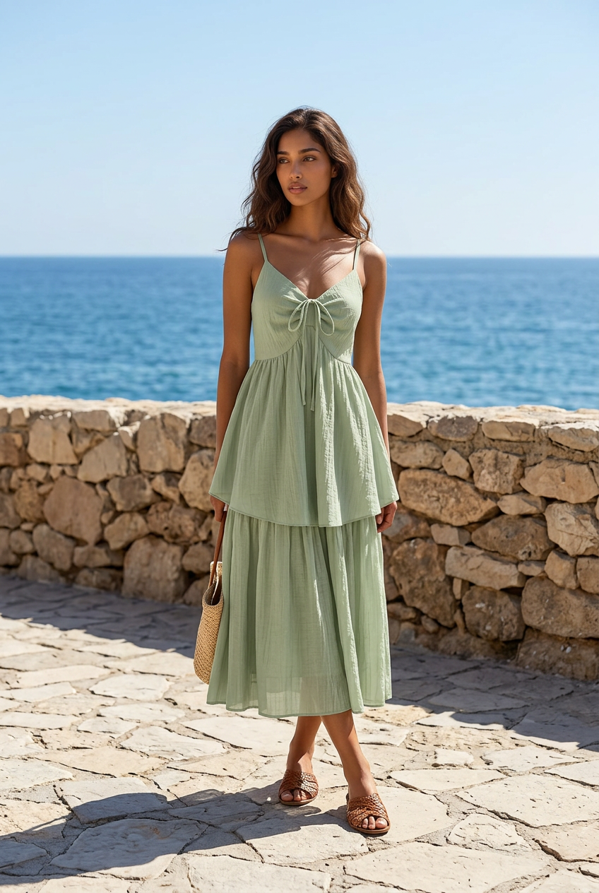 Amélie Tiered Strap Dress