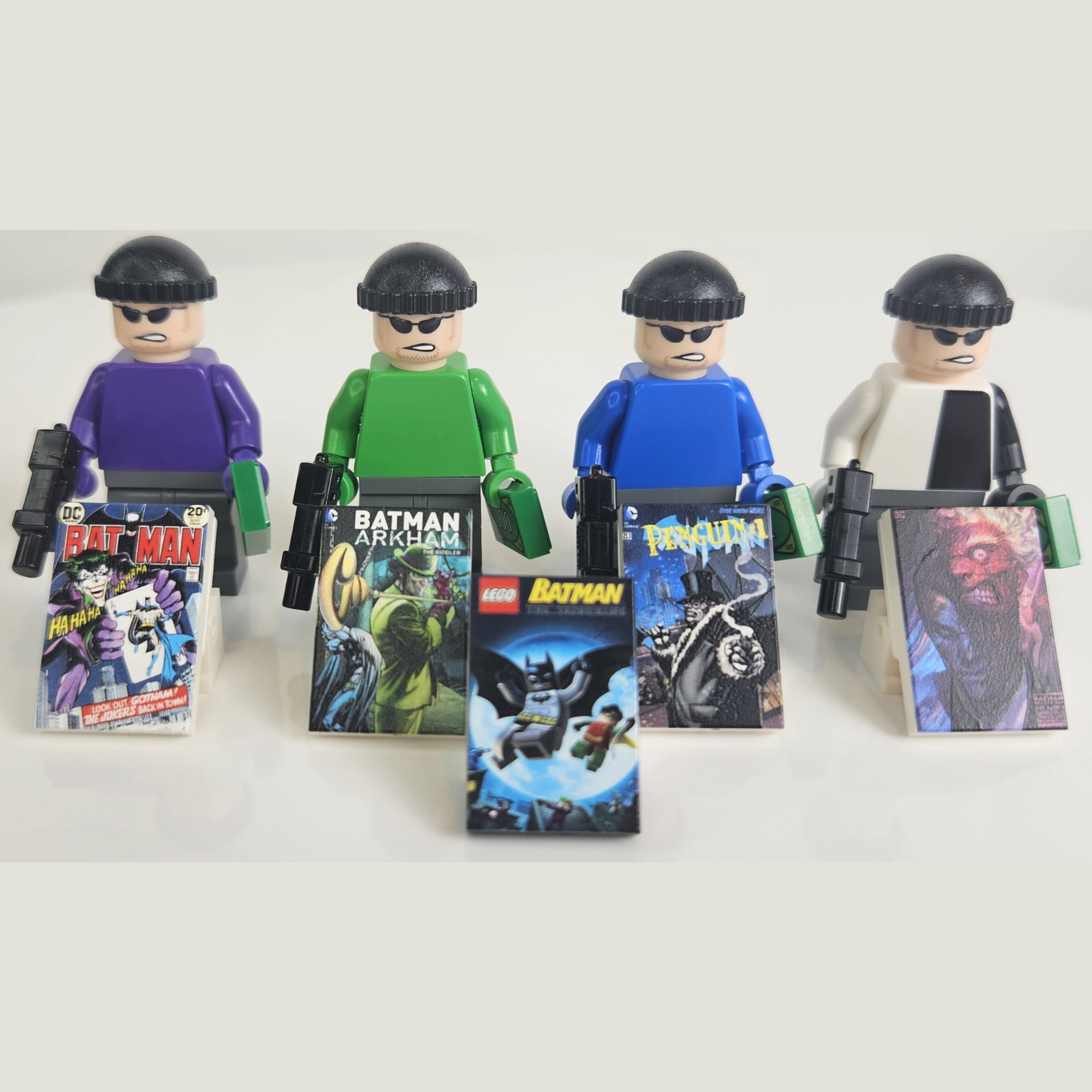 Classic Goons 4-Pack (Gloves) + EXCLUSIVE Lego Batman 1 Tile