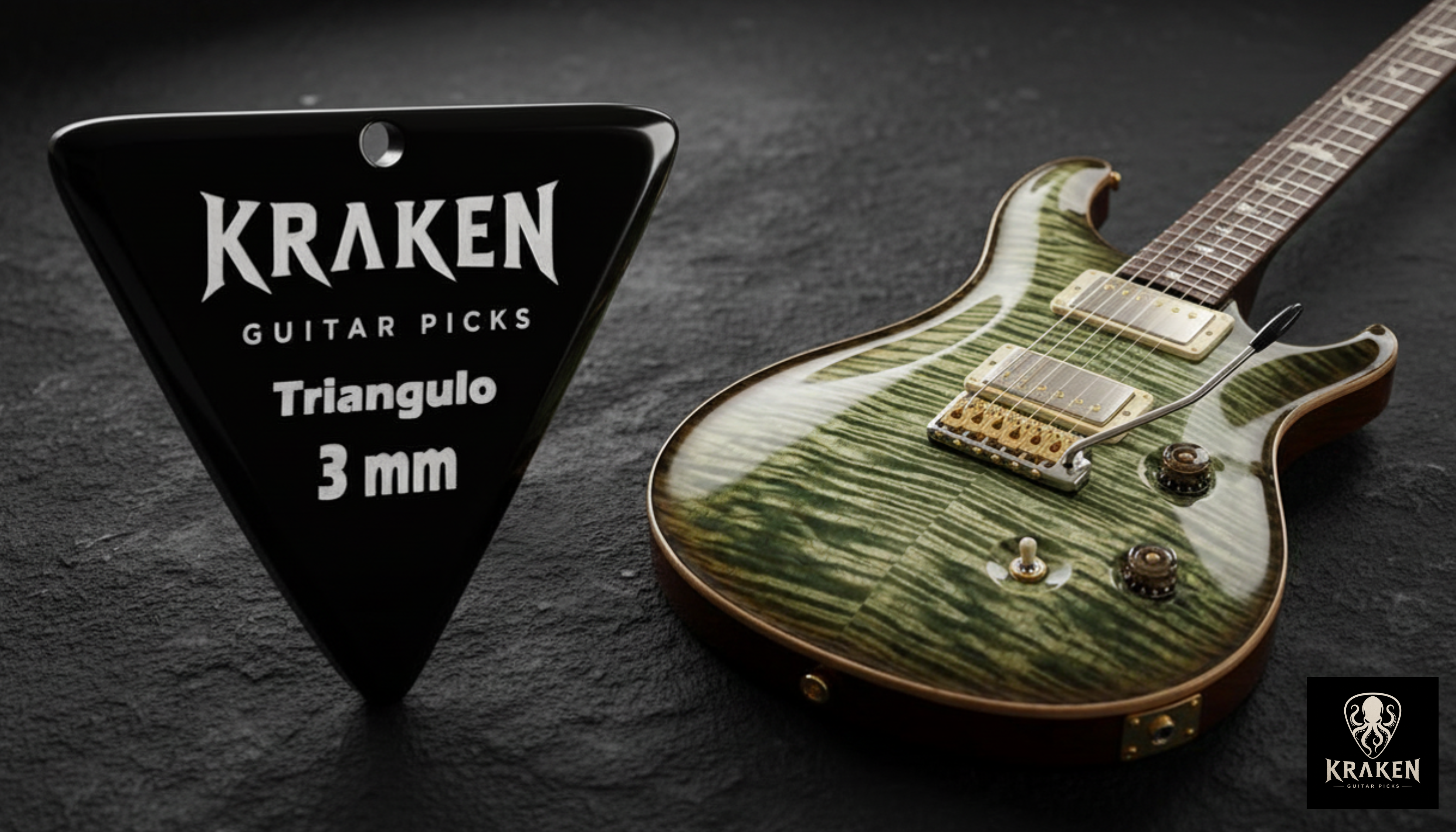 Púa Kraken Triangular Kraken 3mm