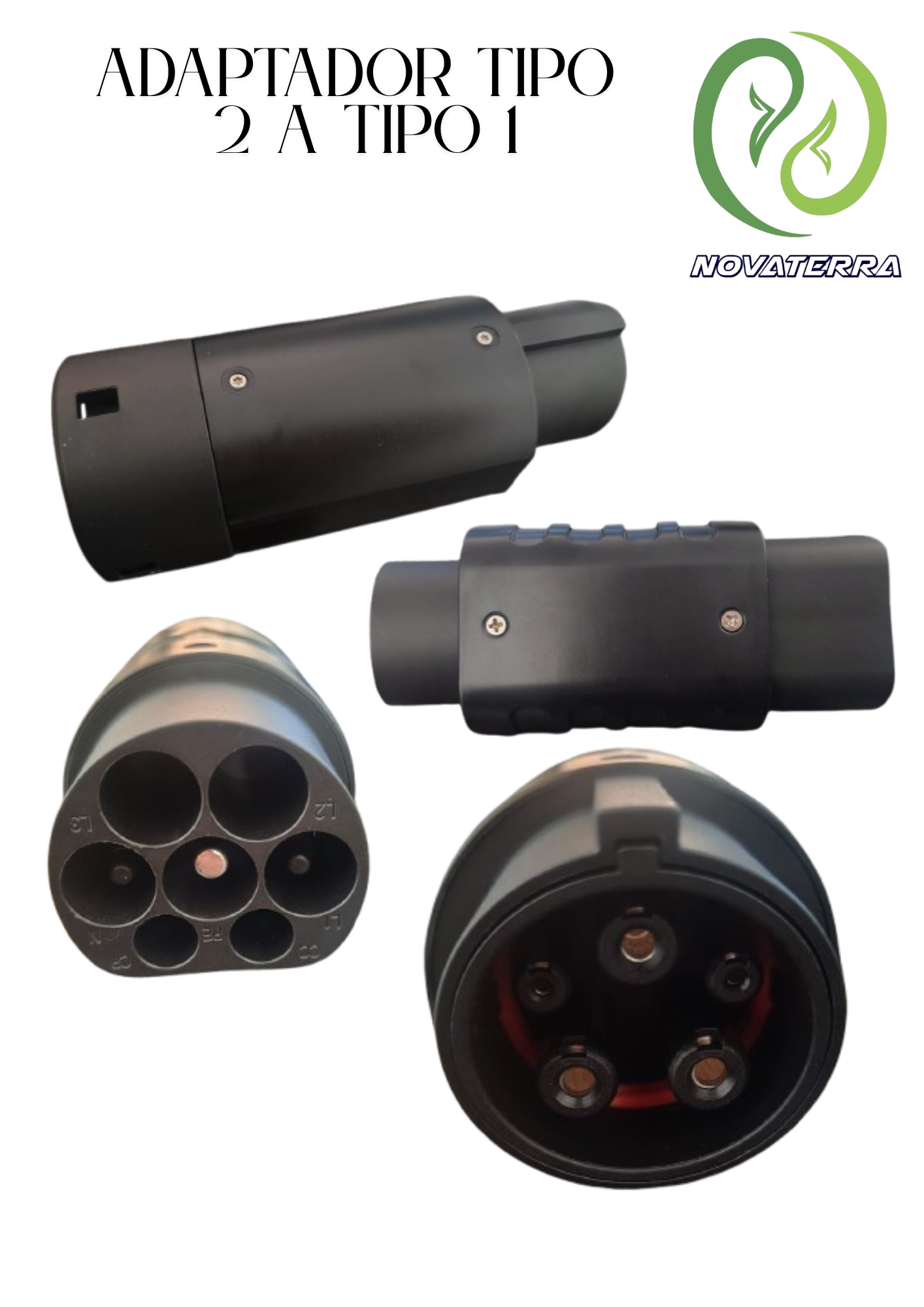 Adaptador Tipo 2 a Tipo 1