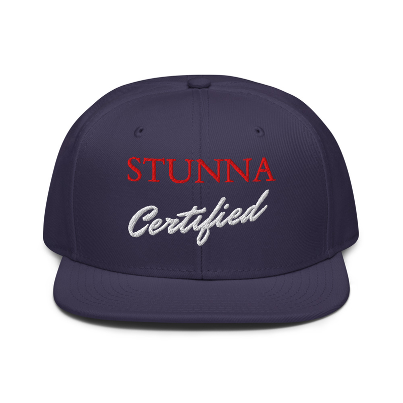 Stunna Certified Snapback Hat