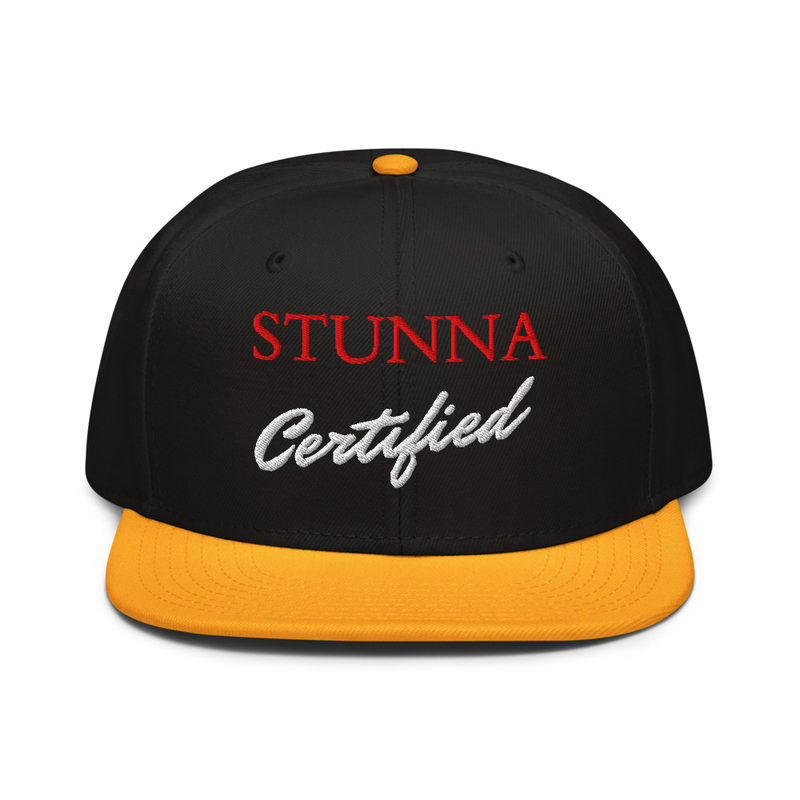 Stunna Certified Snapback Hat