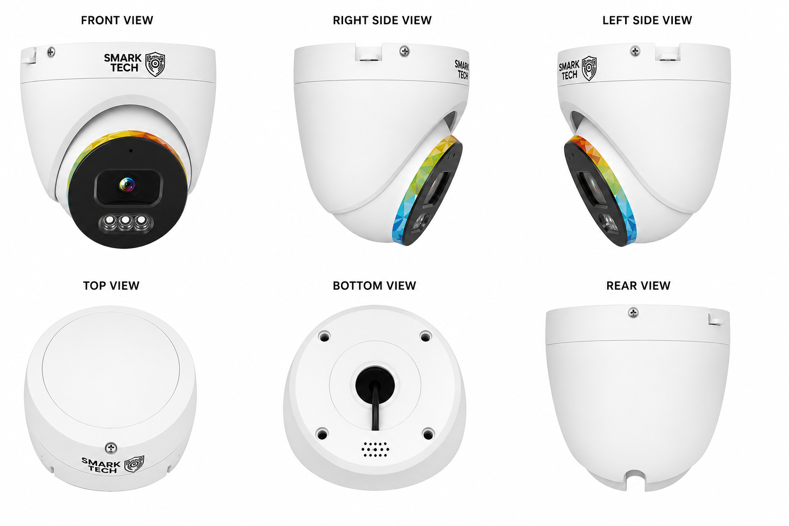 SMArk 5MP IP DOME, Color Night Vision, WDR