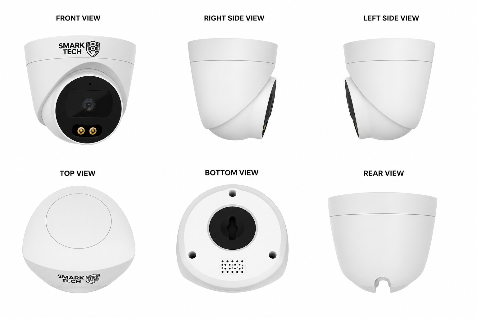 SMArk 5MP IP DOME, Color Night Vision, Smart Dual LED