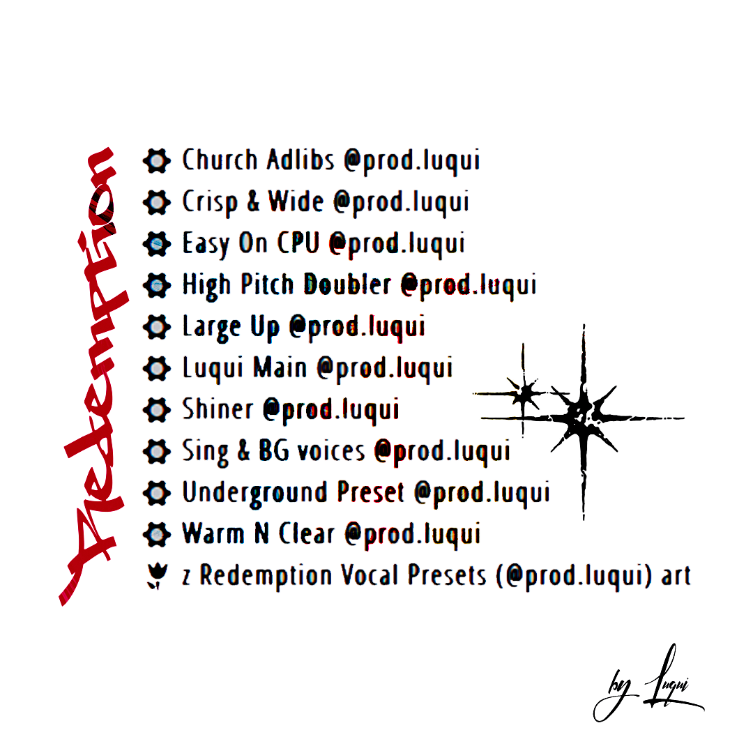 Redemption Vocal Presets