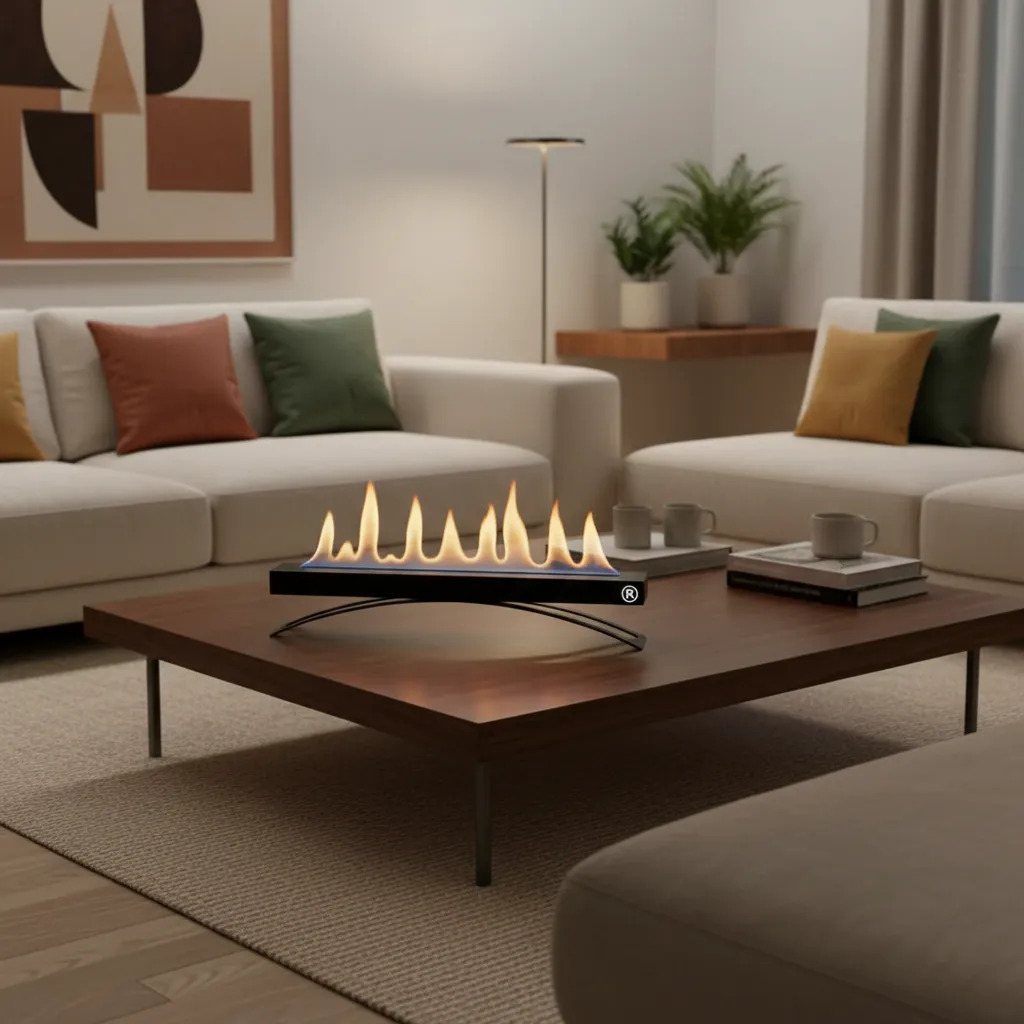 Lareira Ecológica De Mesa Etanol 46cm Portátil Todo Ambiente