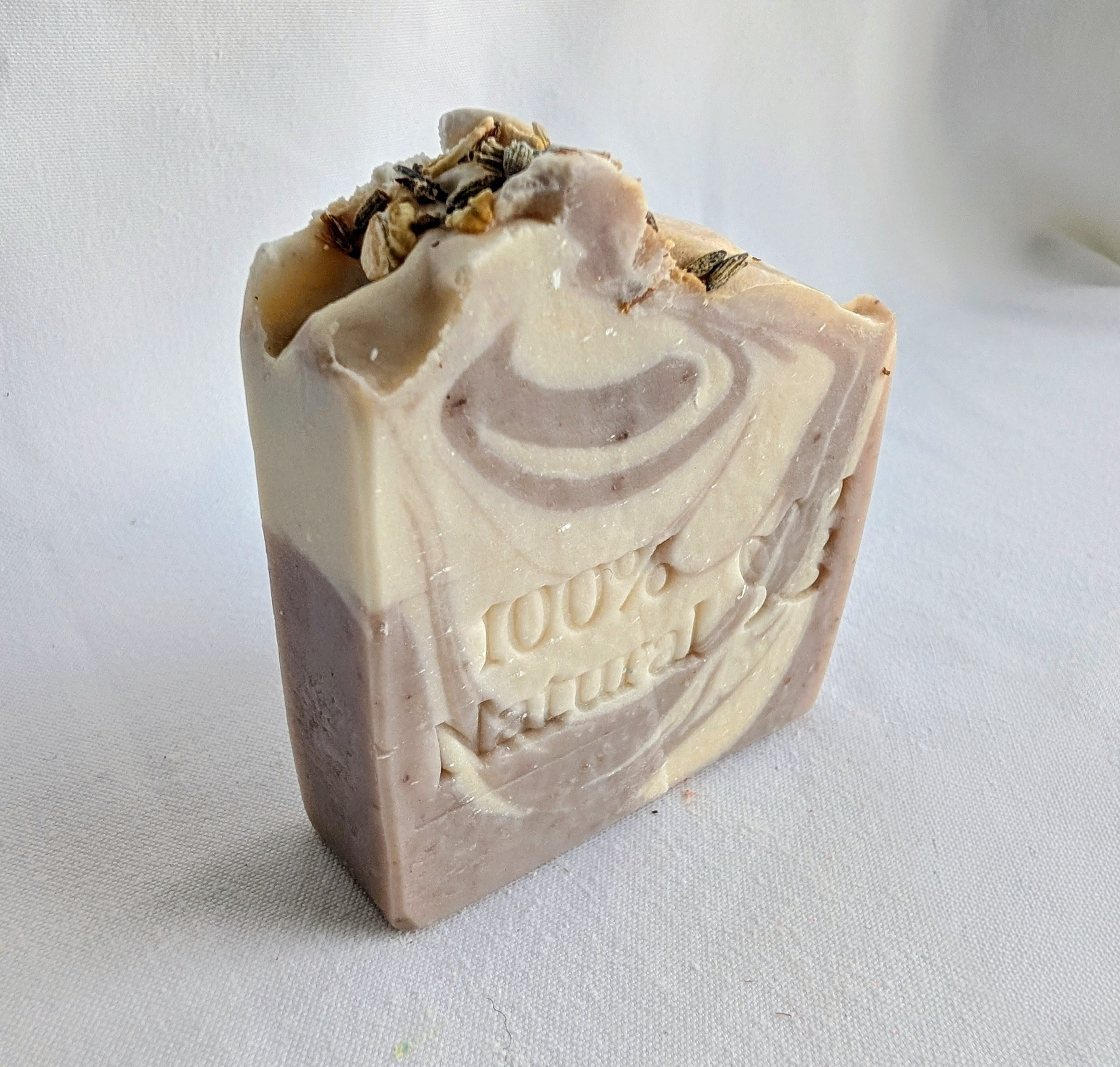 Lavender & Oatmeal Artisan Soap - 100% Natural 