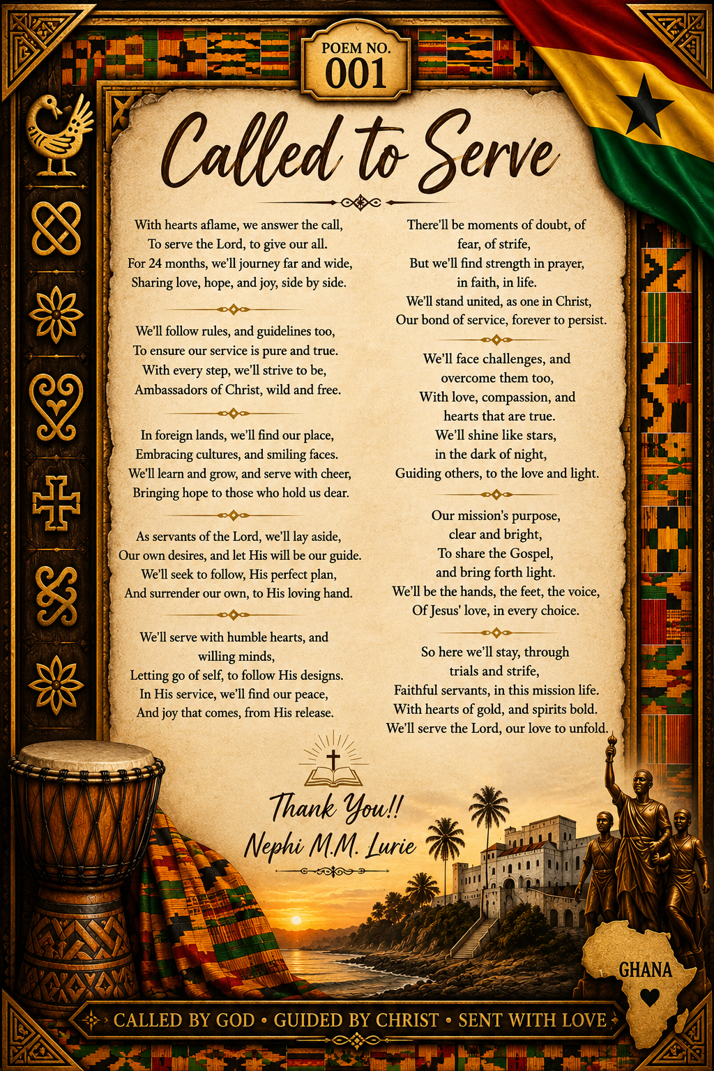 Called to Serve Digital Poem