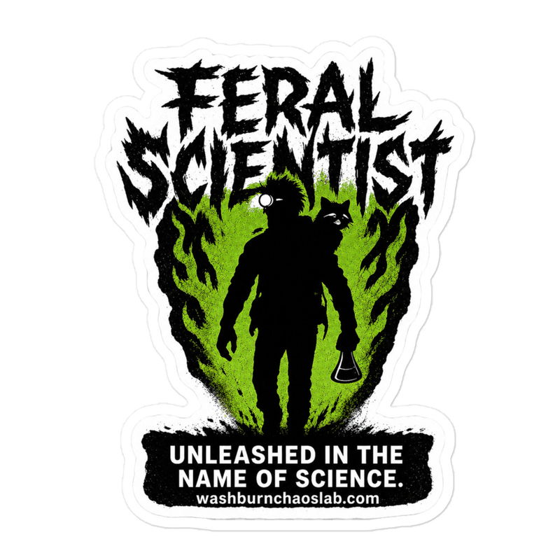 Bubble-free stickers: Feral Scientist Unleashed in the Name of Science
