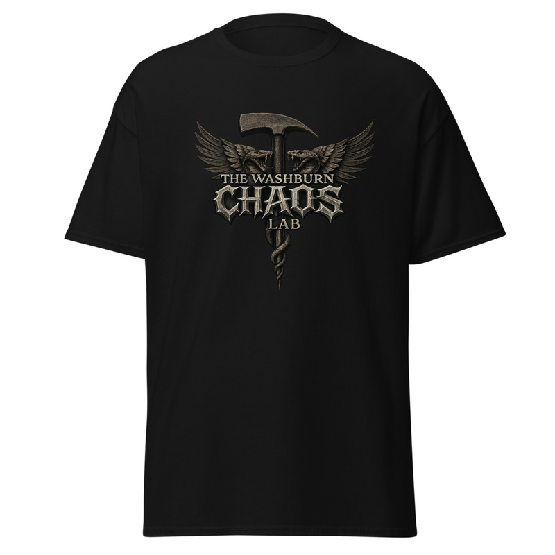 Unisex Classic Tee: Washburn CHAOS Lab Logo