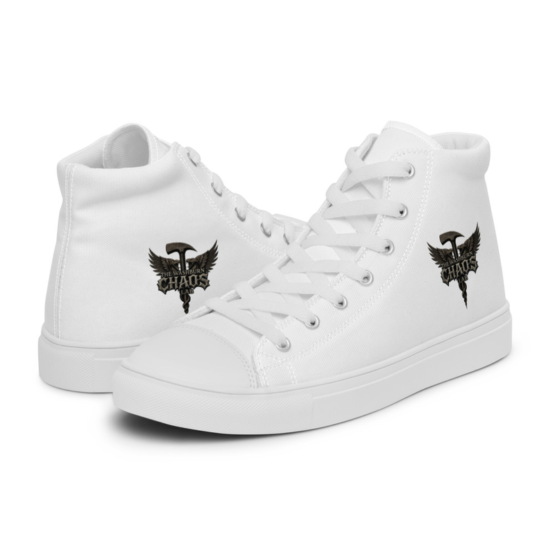 Men’s high top canvas shoes: Washburn CHAOS Lab Logo