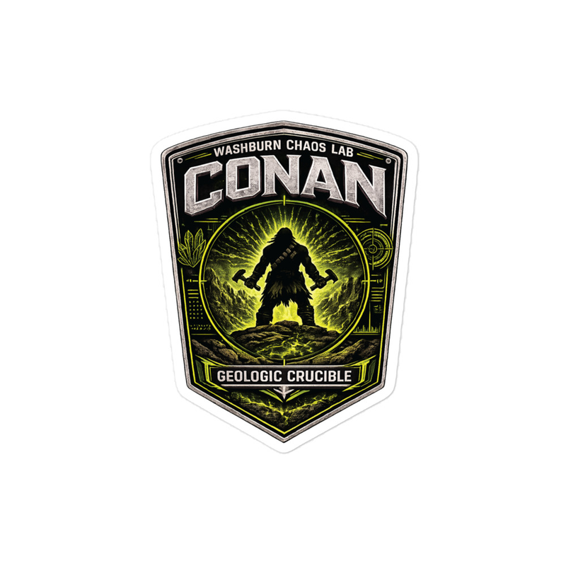 Bubble-free stickers: CONAN Division