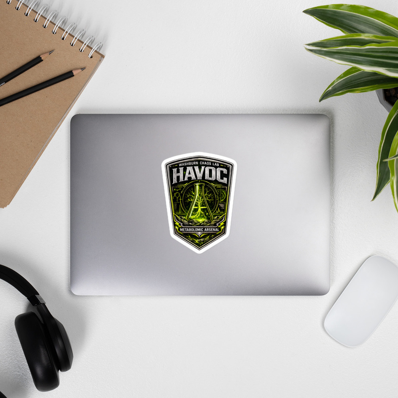 Kiss-cut vinyl decals: HAVOC Division