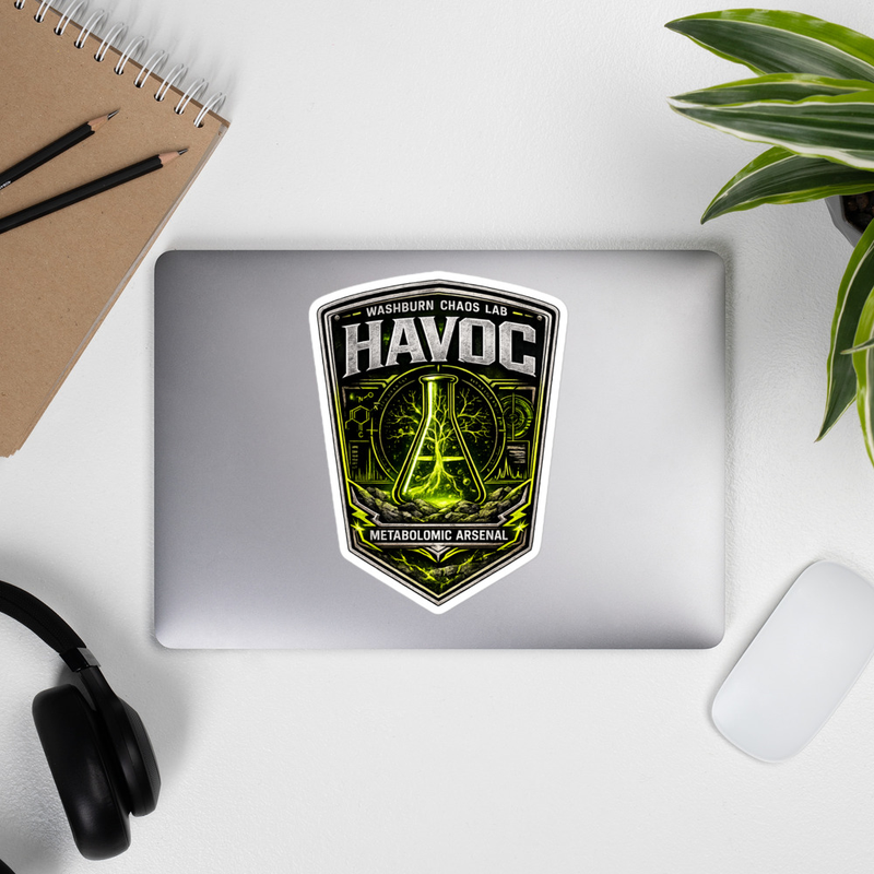 Kiss-cut vinyl decals: HAVOC Division