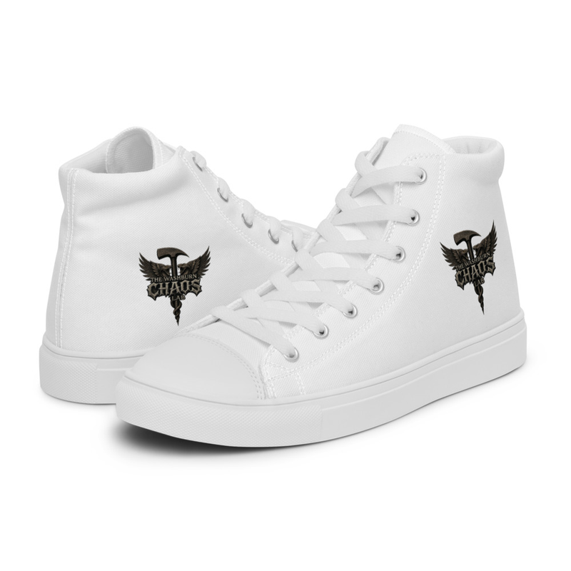 Women’s high top canvas shoes: Washburn CHAOS Lab Logo