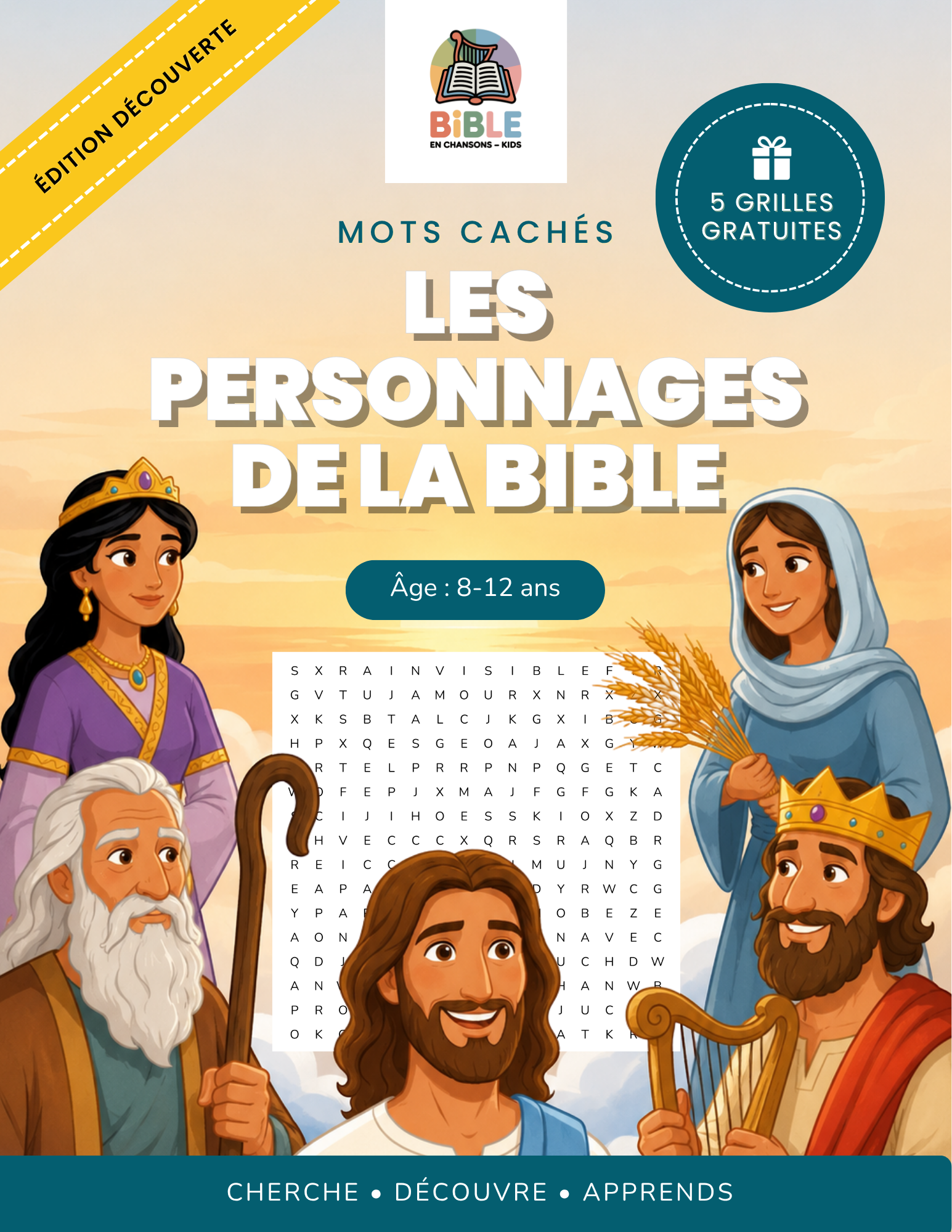 Les Personnages de la Bible – Mots Cachés - ÉDITION DÉCOUVERTE - PDF