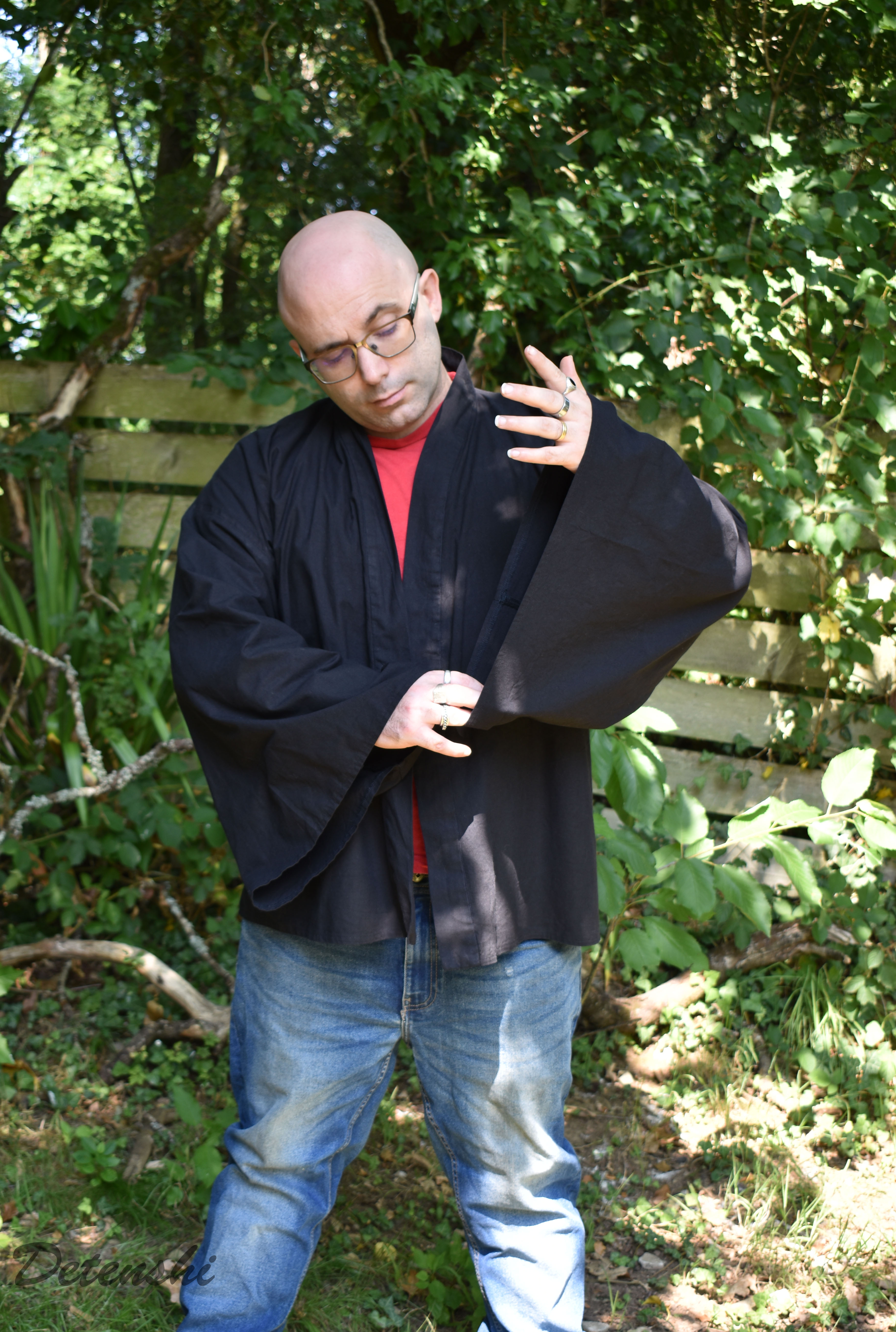 Veste type Haori Unisexe - Souffle de cendre
