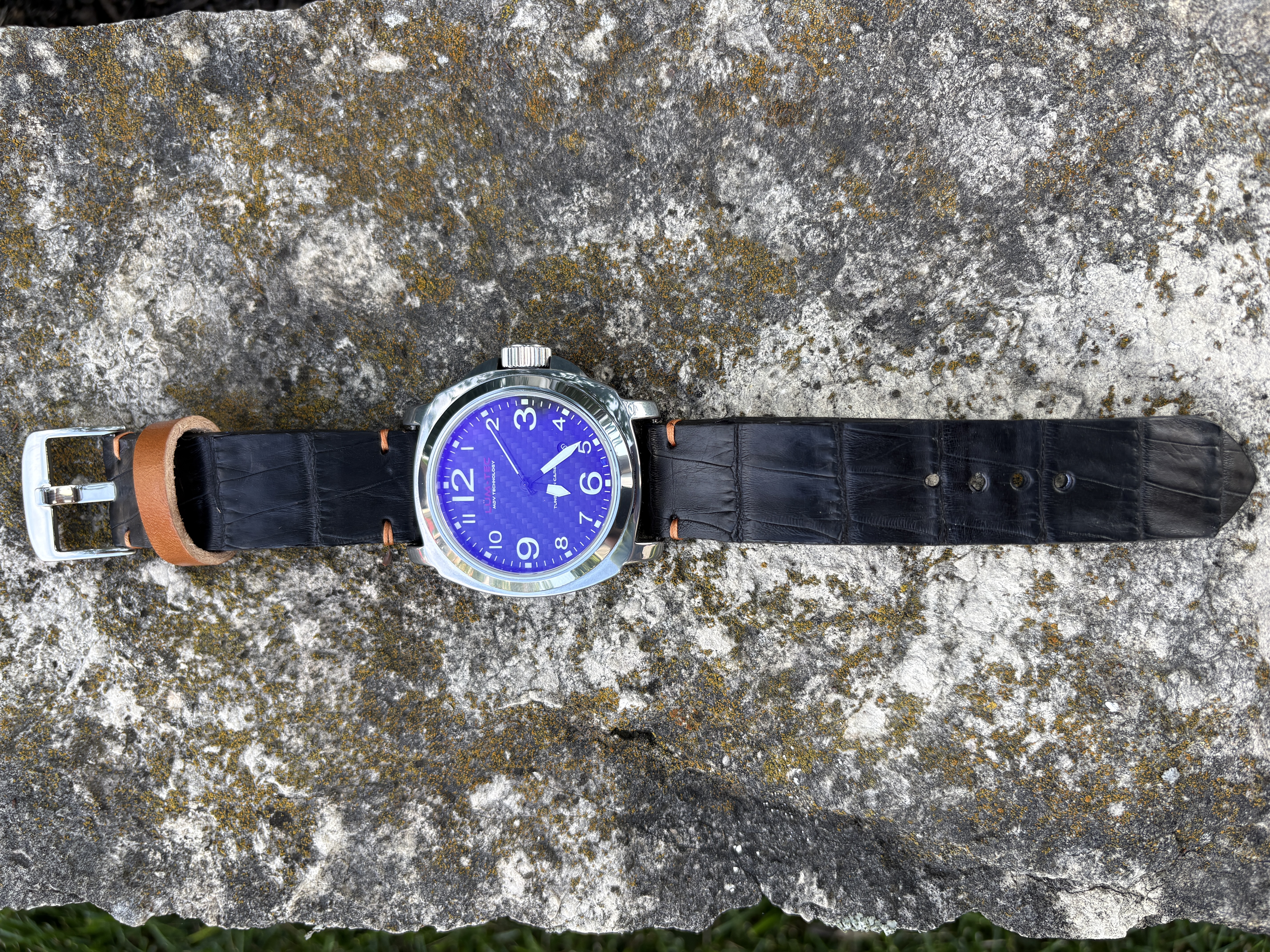 Crocodile Strap, Black